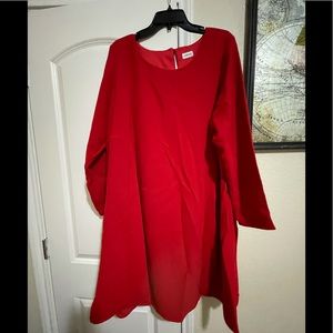 Knee length swing dress
